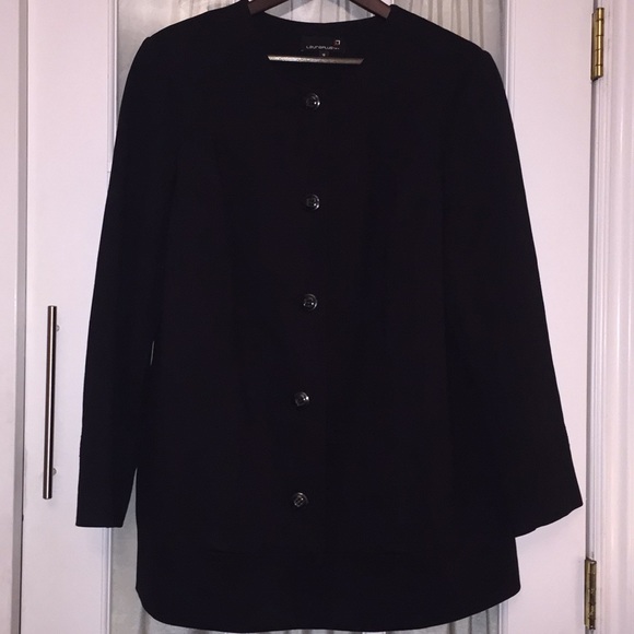 Classic cut Laura Plus collarless jacket - Sz 18 - Picture 2 of 9